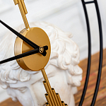 Часы настенные круглые из металла Mirror Tower Clock варинант исполнения - 2 | Loft Concept в Красноярске