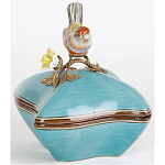 Фарфоровая шкатулка с птицей Eden Garden Blue варинант исполнения - 2 | Loft Concept в Красноярске