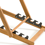 Шезлонг из акации и ткани Argentina варинант исполнения - 9 | Loft Concept в Красноярске