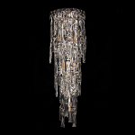 Бра с каскадом из прозрачного хрусталя и корпусом из металла цвета хром Constant Sparks варинант исполнения - 8 | Loft Concept в Красноярске