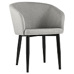 Мягкое кресло на металлических ножках Shaggy Grey варинант исполнения - 1 | Loft Concept в Красноярске