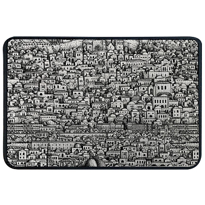 Ковер для прихожей и ванной Fornasetti Mediterranea Rug