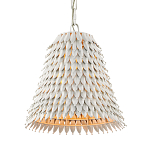 Подвесной светильник белый металлический в форме колокола White Natural Lines варинант исполнения - 2 | Loft Concept в Красноярске