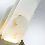 Настольная лампа с белыми вертикальными элементами Alabaster Totem   варинант исполнения - 7 | Loft Concept в Красноярске