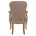 Кресло Aubrey Classical Armchair brown flax варинант исполнения - 2 | Loft Concept в Красноярске