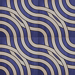 Дизайнерская плитка с узором Круги  варинант исполнения - 1 | Loft Concept в Красноярске