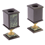 Настольный письменный набор из нефрита на ножках Executive Recruitment варинант исполнения - 3 | Loft Concept в Красноярске