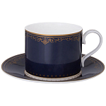 Чайный набор из фарфора синий на 6 персон 12 предметов 300 мл Porcelain Horse Set  варинант исполнения - 1 | Loft Concept в Красноярске