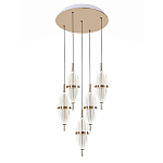 Люстра подвесная с прозрачными фактурными плафонами Reflection of Light варинант исполнения - 1 | Loft Concept в Красноярске