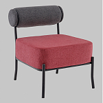 Кресло Ponpoun тёмно-серый бордо варинант исполнения - 1 | Loft Concept в Красноярске