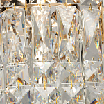 Потолочный светильник круглый с прозрачными подвесками Lunet варинант исполнения - 5 | Loft Concept в Красноярске