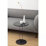 Кофейный столик черный круглый Graceful Base варинант исполнения - 1 | Loft Concept в Красноярске