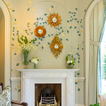 Обои ручная роспись Gingko Colourway SC-237 on grey painted Xuan paper варинант исполнения - 2 | Loft Concept в Красноярске