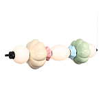 Подвесной светильник линейный с керамическими элементами 24W LED Fragrant Light варинант исполнения - 4 | Loft Concept в Красноярске