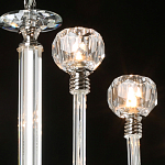 Люстра с 8-ю лампами и гранеными стеклянными плафонами Prism Gala варинант исполнения - 6 | Loft Concept в Красноярске