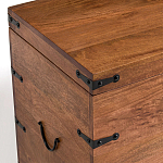 Деревянный сундук из массива манго Mango Wooden Chest Brown варинант исполнения - 2 | Loft Concept в Красноярске