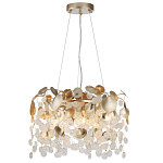 Люстра с декоративными подвесками из прозрачного стекла в форме монеток FAIRYTREE Light варинант исполнения - 3 | Loft Concept в Красноярске