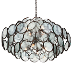 Люстра с каскадом из круглых стеклянных дисков Small Round Sequins варинант исполнения - 2 | Loft Concept в Красноярске