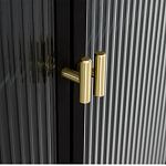 Сервант четырехдверный с рифленым стеклом The Keeper варинант исполнения - 3 | Loft Concept в Красноярске