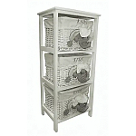 Стеллаж для детской с животными с плетенными корзинами Cute Elephant варинант исполнения - 2 | Loft Concept в Красноярске