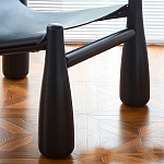 Кресло черно-белое со съемными подушками Celebrity варинант исполнения - 5 | Loft Concept в Красноярске