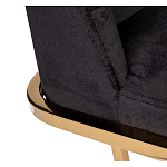 Стул обеденный велюровый черный с золотым каркасом Nobility варинант исполнения - 3 | Loft Concept в Красноярске