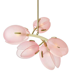 Дизайнерский Светильник Lilly Pink Tulip Lamp розовый плафон  варинант исполнения - 1 | Loft Concept в Красноярске