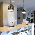 Подвесной светильник с круглым белым плафоном в индустриальном стиле Feiss варинант исполнения - 6 | Loft Concept в Красноярске