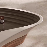 Журнальный столик фигурный со стеклянной столешницей Table Drop варинант исполнения - 4 | Loft Concept в Красноярске