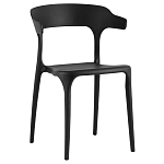 Черный стул из прочного PP-пластика JORIS варинант исполнения - 1 | Loft Concept в Красноярске