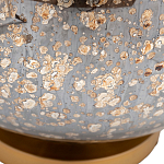 Настольная лампа c бежевым абажуром на круглом стеклянном основании Soft Pastel Light варинант исполнения - 1 | Loft Concept в Красноярске