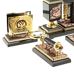 Настольный письменный набор из яшмы Manager Organizer варинант исполнения - 3 | Loft Concept в Красноярске