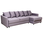 Диван трехместный раскладной Giorgio Sofa серый варинант исполнения - 1 | Loft Concept в Красноярске