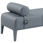 Кушетка Cuba из натуральной кожи с валиком  варинант исполнения - 3 | Loft Concept в Красноярске