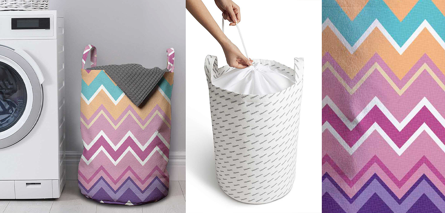 Корзина Color Zigzag Basket Корзина Color Zigzag Basket - Loft-Concept в Красноярске
