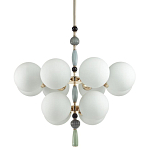 Люстра со вставками из керамики SkyEast 12 ламп варинант исполнения - 1 | Loft Concept в Красноярске