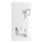 Встраиваемый в стену гипсовый светильник под покраску с эффектом разрушенной стены Antiquity Athena варинант исполнения - 4 | Loft Concept в Красноярске