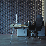 Гипсовая 3D Панель DRAGON SCALE - A варинант исполнения - 2 | Loft Concept в Красноярске