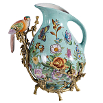Кувшин с птичкой и  цветочным рисунком Blue Garden варинант исполнения - 1 | Loft Concept в Красноярске