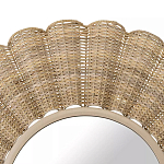 Зеркало круглое в плетеной раме Reed Mirror варинант исполнения - 2 | Loft Concept в Красноярске