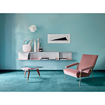 Дизайнерская подвесная полка Gio Ponti D.355.1 - D.355.2 Hanging Bookcase варинант исполнения - 3 | Loft Concept в Красноярске