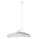 Подвесной светильник с асимметричным волнообразным абажуром и фактурной бахромой по краю Tactile Line варинант исполнения - 4 | Loft Concept в Красноярске