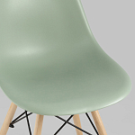 Пластиковый стул на ножках из массива бука Eames Mint варинант исполнения - 7 | Loft Concept в Красноярске