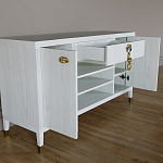 Комод-буфет Elsa Dreams White с открытыми полками   варинант исполнения - 6 | Loft Concept в Красноярске