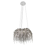 Люстра подвесная круглая с изогнутыми металлическими дугами и ниспадающими цепочками 65 см Atlantis Chain варинант исполнения - 12 | Loft Concept в Красноярске