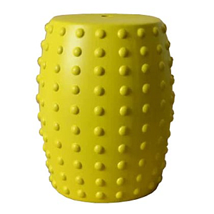 Керамический табурет Pimple Yellow