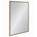 Зеркало прямоугольное в фактурной золотой раме Reflective Fabric варинант исполнения - 1 | Loft Concept в Красноярске