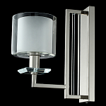 Бра с геометрическим каркасом из металла и цилиндрическим стеклянным плафоном Laurent варинант исполнения - 3 | Loft Concept в Красноярске