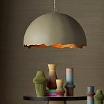 Подвесной светильник в форме купола с сочетанием золотого и оливкового цвета Eggshell варинант исполнения - 3 | Loft Concept в Красноярске