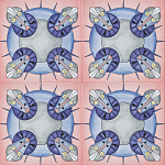 Плитка дизайнерская с узором Экипаж варинант исполнения - 1 | Loft Concept в Красноярске